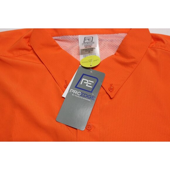 Pro Edge NCAA Virginia State Trojans button down short sleeve performance shirt - Picture 7 of 11